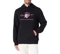 GANT REG Hoodie Sweat À Capuche Archive Shield Regular, Black, XL Homme