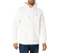 GANT REG Hoodie Sweat À Capuche Shield Regular, Eggshell, M Homme