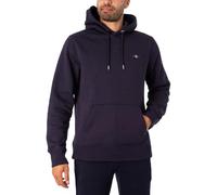 GANT REG Hoodie Sweat À Capuche Shield Regular, Evening Blue, 4XL Homme