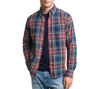 GANT Reg Indigo Chemise à Carreaux, XXXL Hommes