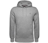 GANT Sweat à capuche REG Shield – gris chiné – XL Homme