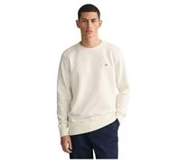 GANT REG Neck Sweat Pull Ras-du-Cou Shield Regular, Eggshell, M Homme