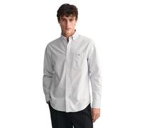 GANT REG Oxford Banker Chemise Classique à Rayures Bleu Clair Standard pour Homme, Bleu Clair, L