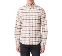 GANT Reg Oxford Check Shirt Chemise, Marron Acajou, XL Hommes