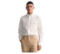 GANT REG Oxford Shirt Chemise, White, M Homme XL