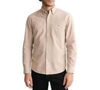 GANT Reg Oxford T-Shirt Chemise, Kaki Chaud, S Hommes