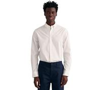 GANT Reg Pinpoint Oxford T-Shirt Chemise, Blanc, S Homme
