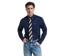GANT Reg Pinpoint Oxford T-Shirt Chemise, Marine, S Homme