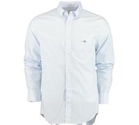 GANT Reg Poplin Banker Shirt Chemise, Bleu Clair, 5XL Hommes