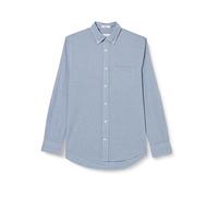 GANT Reg Poplin Micro Vichy T-Shirt Chemise, College Blue, XXL Hommes