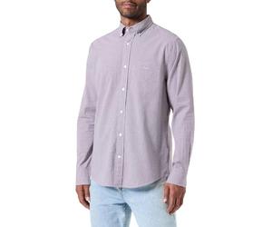 GANT REG Poplin Micro Vichy T-Shirt, Rouge plumped, S