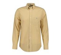 GANT REG Poplin T-Shirt à Rayures, Jaune érable, M