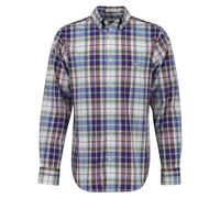 GANT Reg Poplin Tartan Chemise à Carreaux, Bordeaux, L Hommes