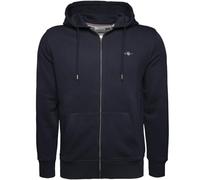 GANT Sweat à capuche zippé REG Full Zip Shield, Regular, Evening Blue, XXL Homme