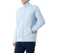 GANT Reg Shield Full Zip Sweat Cardigan, Fresh Blue, M Homme