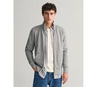 Sweat à capuche Gant Shield Full Zip gris - XXL
