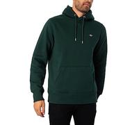 GANT REG Shield Hoodie Sweatshirt à Capuche, Tartan Green, L Homme
