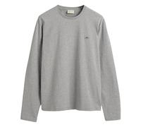 GANT Reg Shield Ls T-Shirt, Gris, 3XL Homme