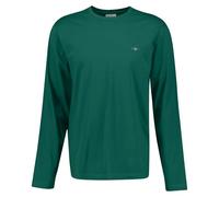 GANT Reg Shield Ls T-Shirt, Vert forêt, XL Hommes