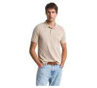 Vêtements GANT Reg Shield Ss Pique Polo pour Accessoires XL Beige