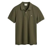 GANT REG Shield SS Pique Polo, Juniper Green, L Homme