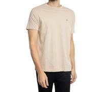 Gant 2003184 Regular Fit Short Sleeve T-shirt Beige 2XL Homme