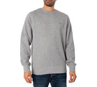 GANT REG Shield Sweat à col C pour Homme Gris mélangé Standard, Gris, L