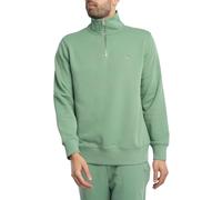 Gant REG Shield Sweat-Shirt Demi-Fermeture éclair, Kalamata Green, XL