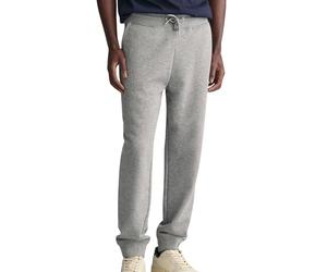 GANT REG Shield Sweatpants Pantalon décontracté, Grey Melange, 3XL Homme