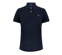 GANT T-shirt Rugger REG SS en piqué contrasté manches courtes Regular Evening Blue 3XL Homme