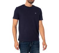 GANT REG SS Shirt À Manches Courtes Shield Regular, Evening Blue, XXL Homme