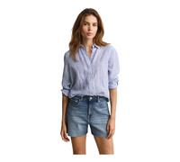 Gant - Reg Striped Linen Ls Shirt - Femme - Blouses et Chemises - Bleu - Taille: 40 FR