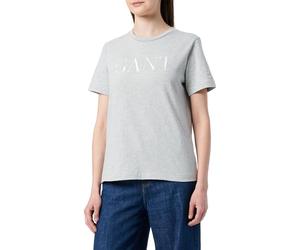 GANT REG Tonal Graphic SS T-Shirt, Gris Clair chiné, XXL