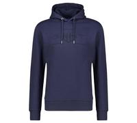 Gant REG Tonal Shield Hoodie Sweatshirt Capuche, Evening Blue, XL Homme