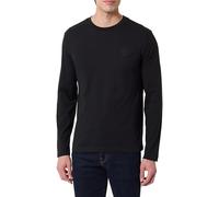 GANT REG Tonal Shield LS T-Shirt, Noir, M
