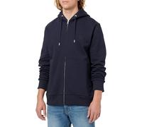 GANT REG Tonal Shield Sweat à Capuche entièrement zippé, Bleu Nuit, 5XL
