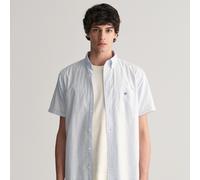 Gant Poplin Gingham Short Sleeve Shirt Bleu XL Homme