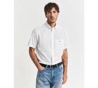 Gant Reg Poplin Short Sleeve Shirt Blanc 2XL Homme
