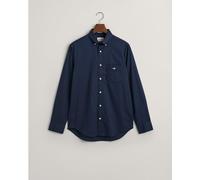 GANT Chemise Reg Poplin pour Homme, Marine, XXL