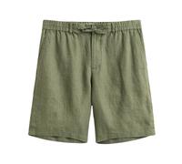 Gant - Relaxed Linen Shorts - Homme - Shorts - Vert - Taille: S
