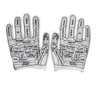 Gant réutilisable pour réflexologie à la maison, spa, massage, plusieurs langues, au choix avec des outils pour les mains, anglais