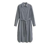 Gant - Robe Chemise Popeline Rayée - Femme - Robes - Bleu - Taille: 42 FR