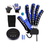 Gant Robotique de Rééducation Mains Doigts, Automatique Récupération Force de Préhension pour Patients AVC Hémiplegie, Appareil de Physiothérapie à Domicile Portable