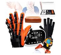 Gant Robotique de Rééducation Manuelle Post-AVC | Thérapie Miroir & Entraînement Digital | Appareil d’Assistance pour Hémiplégie | Contrôle LCD Réglable pour Usage Domestique