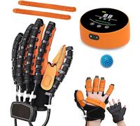 Gant Robotique pour Traitement de L'Hémiplégie, Gant De Rééducation Par Flexion Des Doigts pour L'AVC Main, Équipement de Rééducation Main pour Le Traitement de Dysfonctionnement de Main A Left M