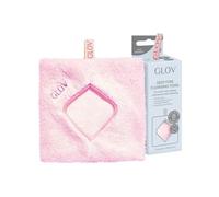 Gant serviette démaquillant réutilisable rose Glov