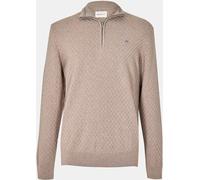 Gant Shield Half Zip Jumper Mélange de sable M Male
