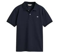 GANT Shield SS Pique Polo, Bleu Nuit, 92 Mixte Enfant