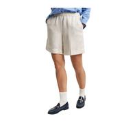 Gant - Short Relax Coupe Décontractée en Lin Mélangé Facile à Enfiler - Femme - Shorts - Blanc - Taille: 36 FR