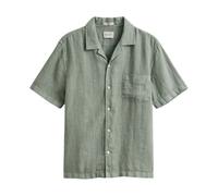 Gant - Short Sleeve Linen Shirt - Homme - Chemises - Gris - Taille: S